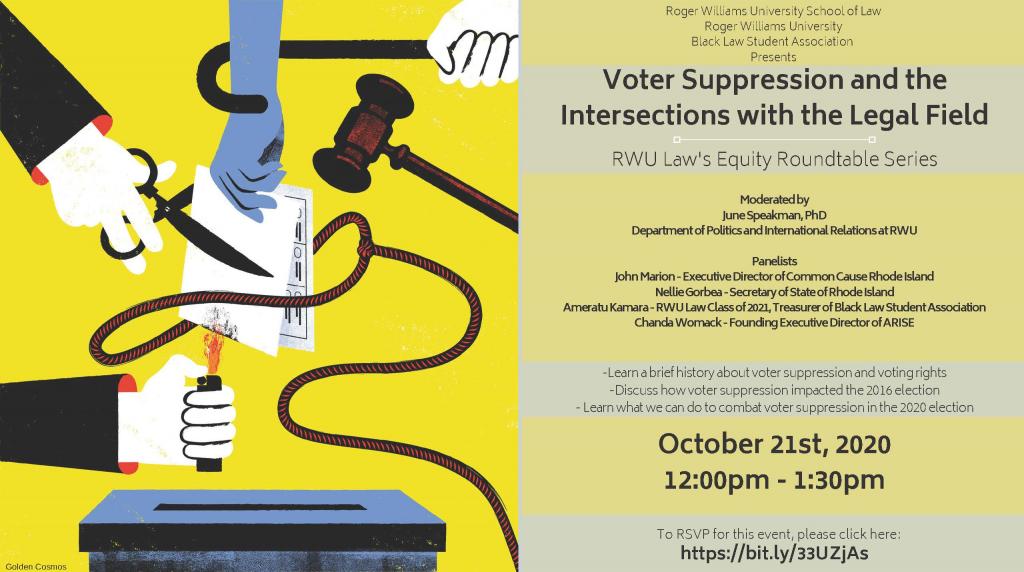 Equity Roundtable Voter Suppression & the Intersections with the Legal